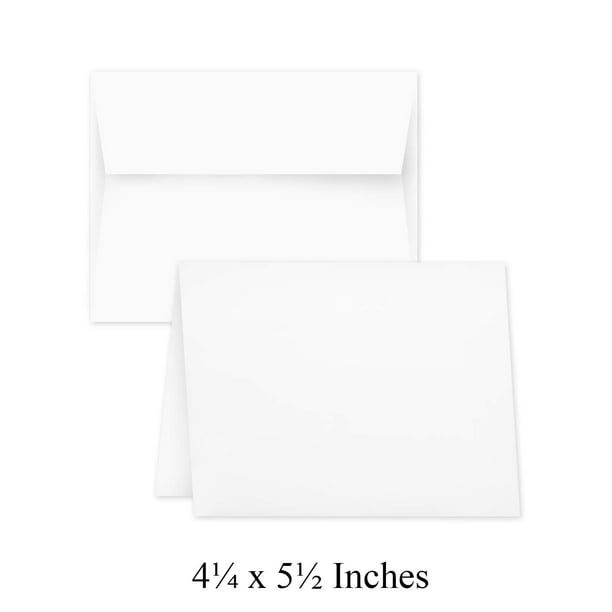 Invitations Bulk 50 Set Greeting Cards Set Gift Weddings /& All Occasion Invitation Letter Bridal Shower 4.25 x 5.5 Inches Blank White Cardstock /& Envelopes Perfect for Business Birthday
